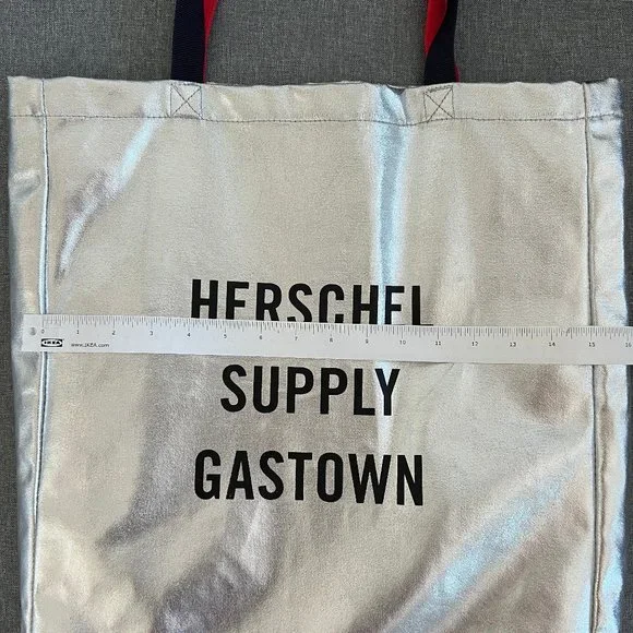 SOLD The Herschel Supply Co Unique Silver Tote Bag - Picture 3 of 11